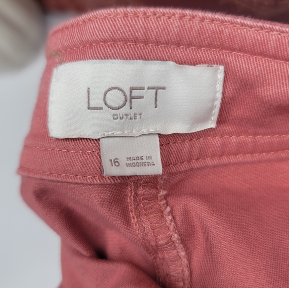 LOFT Skirt Button Front Size 16 - Picture 4 of 9